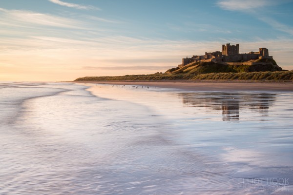 Bamburgh Castle from the Sea
