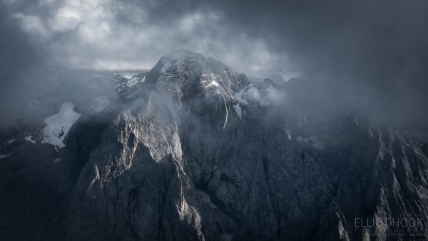 Gran Vernal from Piz Boe in the Dolomites
