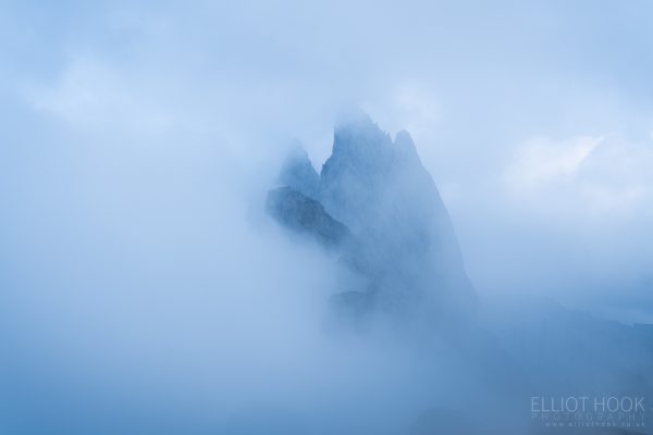 Seceda in the cloud, Dolomites